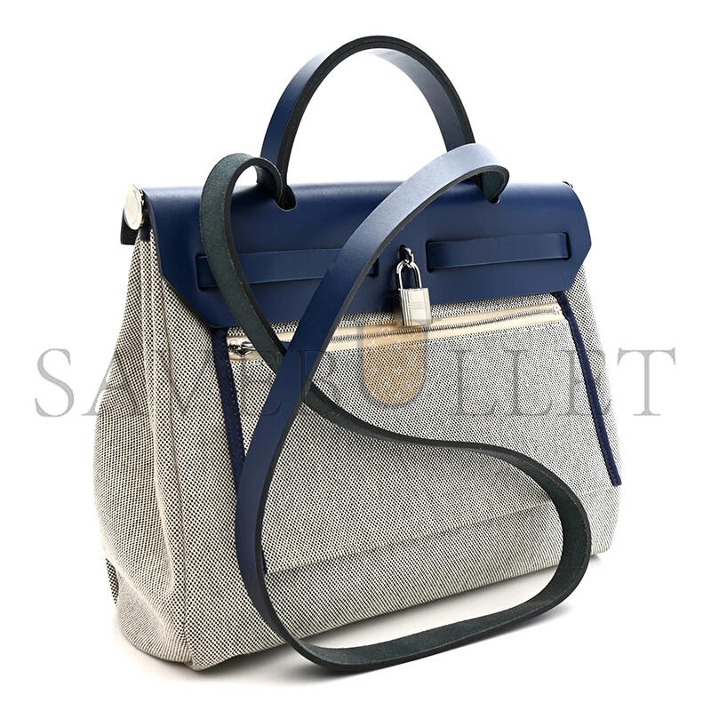 HERMES HERBAG ZIP 31 PALLADIUM HARDWARE H083407CKAA (31*25*10cm)